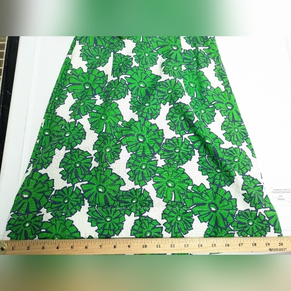 Anthropologie Porridge Short-Sleeve Crew-Neck Linen Printed Mini Dress size XXS - Picture 8 of 14